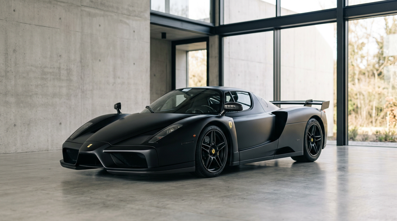 L'unica Ferrari Enzo in Nero Opaco va in vendita privata